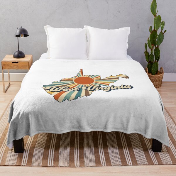 Item preview, West Virginia Retro Sunset State Silhouette – Vintage Distressed Design designed and sold by Paper Drip.
