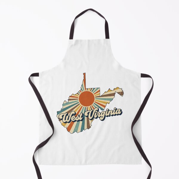 Item preview, West Virginia Retro Sunset State Silhouette – Vintage Distressed Design designed and sold by Paper Drip.