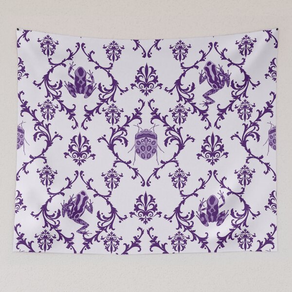 Item preview, Purple Frogs and Bugs designed and sold by Sarah McDonough.