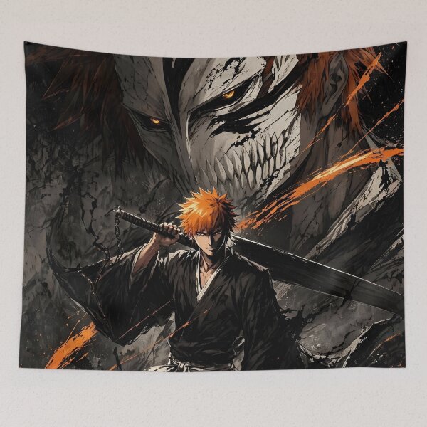 Item preview, Ichigo Kurosaki Hollow Transformation Anime Aesthetic designed and sold by Dyan4.