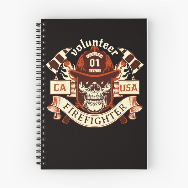 Item preview, Volunteer California Firefighter designed and sold by CattlettArt.