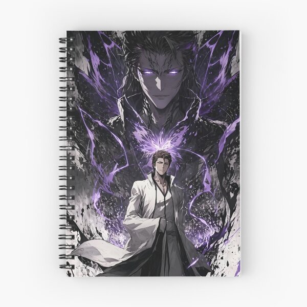Item preview, Arte de anime de Sōsuke Aizen Shadow Ascension – Estética de villano de Bleach con aura púrpura oscura designed and sold by Dyan4.