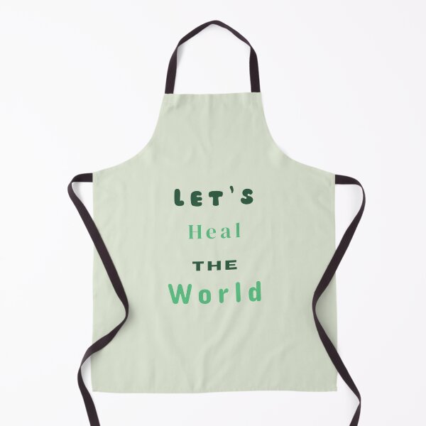 Item preview, Let's Heal The World Stickers Prints Posters Wall Art Magnet Home Coffee Cup Decoration TShirt Stationary Notebook Magnet Hat Kitchen Work School Office Redbubble Shop designed and sold by Saritas Boutique Shop.