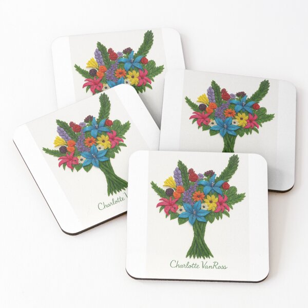 Item preview, Untitled flowers by Charlotte VanRoss  designed and sold by Charlotte VanRoss fine art.