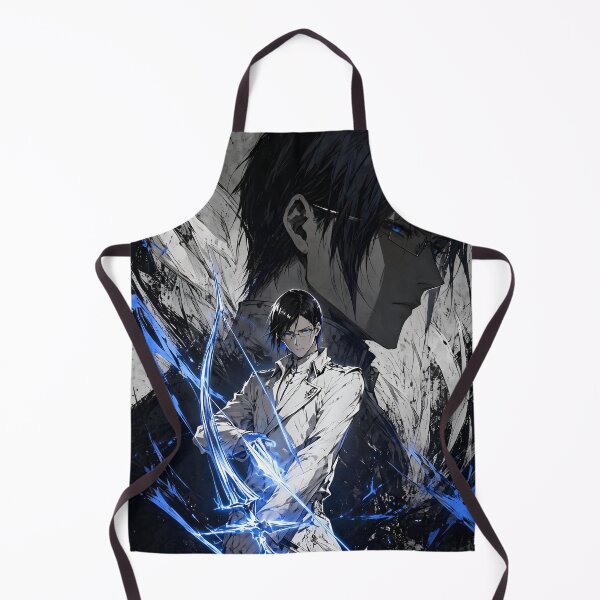Item preview, Uryū Ishida Quincy Power Awakening Anime Art – Blue Spirit Energy Bleach Aesthetic designed and sold by Dyan4.