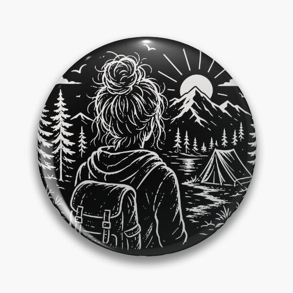 Item preview, Adventure Awaits Vintage Camping Mountain Hiking designed and sold by American Spirit.