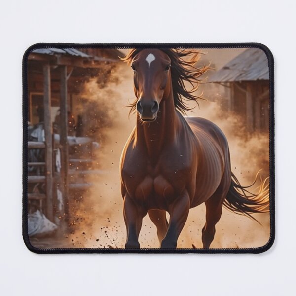 Item preview, Running Horse Wall Art, Western Ranch Print, Rustic Equestrian Decor designed and sold by BeautifulVirtues.