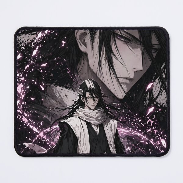 Item preview, Byakuya Kuchiki Elegant Shadow Aura Anime Art – Purple Energy Bleach Captain designed and sold by Dyan4.
