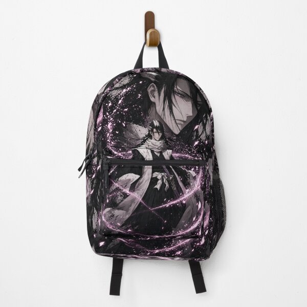 Item preview, Byakuya Kuchiki Elegant Shadow Aura Anime Art – Purple Energy Bleach Captain designed and sold by Dyan4.
