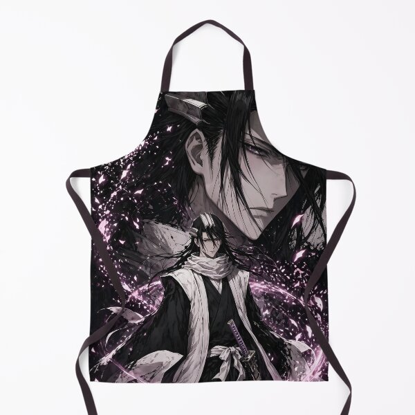Item preview, Byakuya Kuchiki Elegant Shadow Aura Anime Art – Purple Energy Bleach Captain designed and sold by Dyan4.