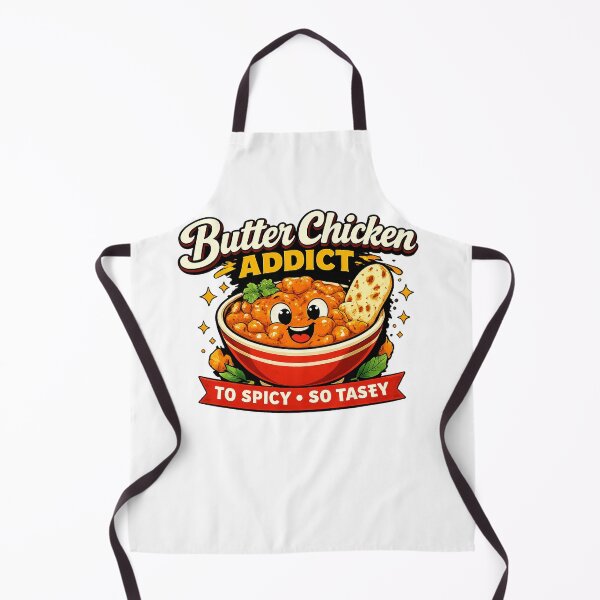 Item preview, Butter Chicken Addict Funny Indian Food Lover designed and sold by FEEL GOOD CLUB DESIGNS.