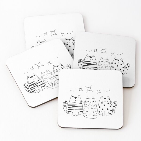 Item preview, Cat Pattern Trio  designed and sold by CoolCatsCo.