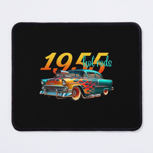 Item preview, VINTAGE 1955 HOT ROD, FLAMES, AMERICAN CLASSIC CARS, 1950s designed and sold by classic car craze.