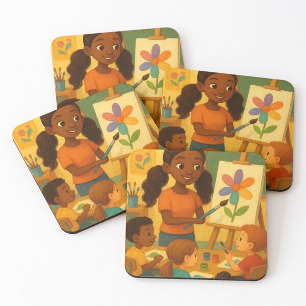 Item preview, A unique teacher with no hands. Teaching her students art by Charlotte VanRoss  designed and sold by Charlotte VanRoss fine art.