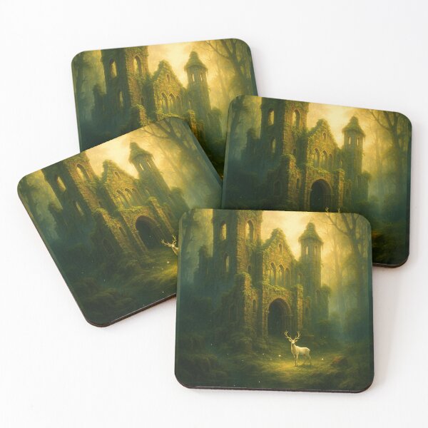 Item preview, Mossy Castlecore Ruins – Enchanted Medieval Fantasy designed and sold by miubiyori.