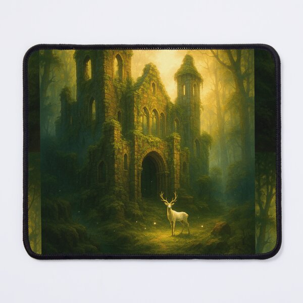 Item preview, Mossy Castlecore Ruins – Enchanted Medieval Fantasy designed and sold by miubiyori.