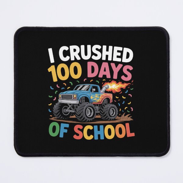 Item preview, 100 Days of School Monster Truck 100th Day of School Kids designed and sold by BlassmausArt.