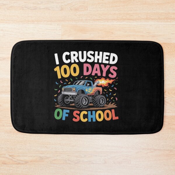 Item preview, 100 Days of School Monster Truck 100th Day of School Kids designed and sold by BlassmausArt.