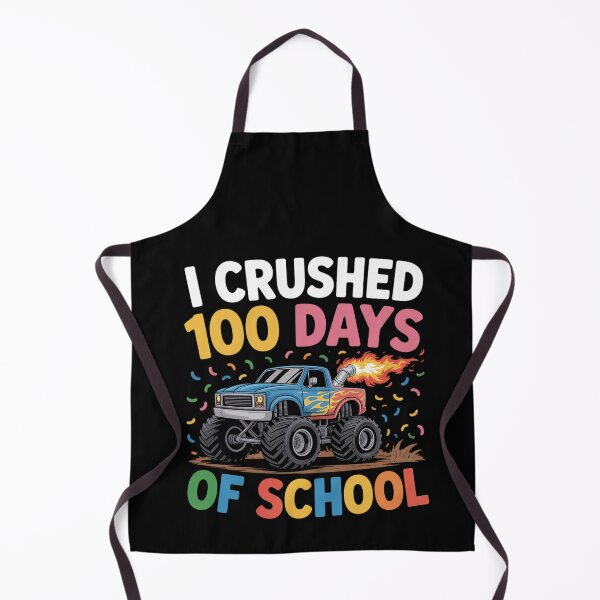 Item preview, 100 Days of School Monster Truck 100th Day of School Kids designed and sold by BlassmausArt.