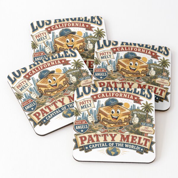 Item preview, Los Angeles - Patty Melt Capital of the World designed and sold by The Masked Designer.