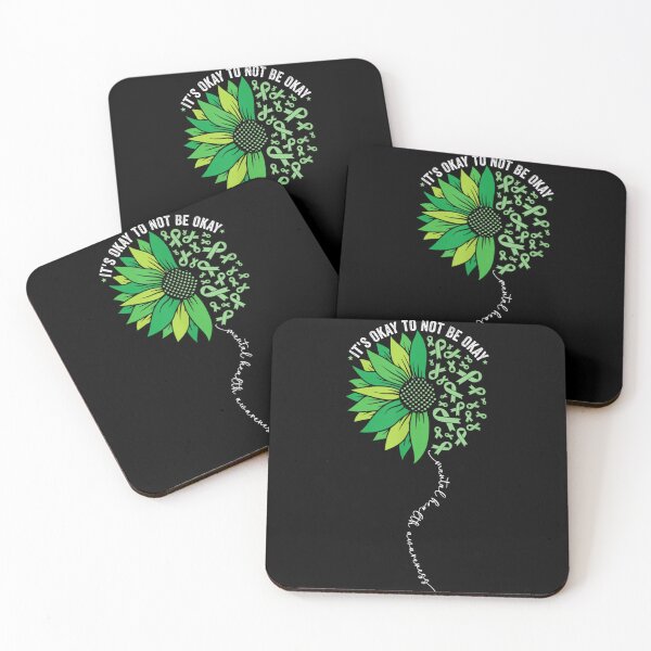 Item preview, Sunflower Mental Health Awareness Its Okay To Not Be Okay Ribbon Art designed and sold by Capisedo.