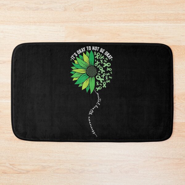 Item preview, Sunflower Mental Health Awareness Its Okay To Not Be Okay Ribbon Art designed and sold by Capisedo.