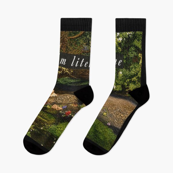 Item preview, Im Literally Fine Classic Art Parody Ophelia Painting Funny Mental Health designed and sold by Capisedo.