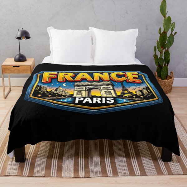 Item preview, Paris France Vintage Travel Emblem Retro Art designed and sold by sky11PP.