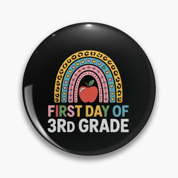 Item preview, Groovy 3rd Grade Back to School First Day of Third Grade designed and sold by BlassmausArt.