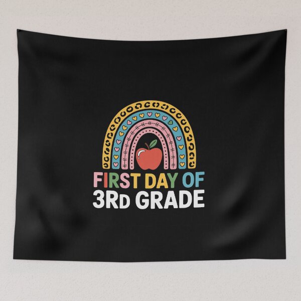 Item preview, Groovy 3rd Grade Back to School First Day of Third Grade designed and sold by BlassmausArt.