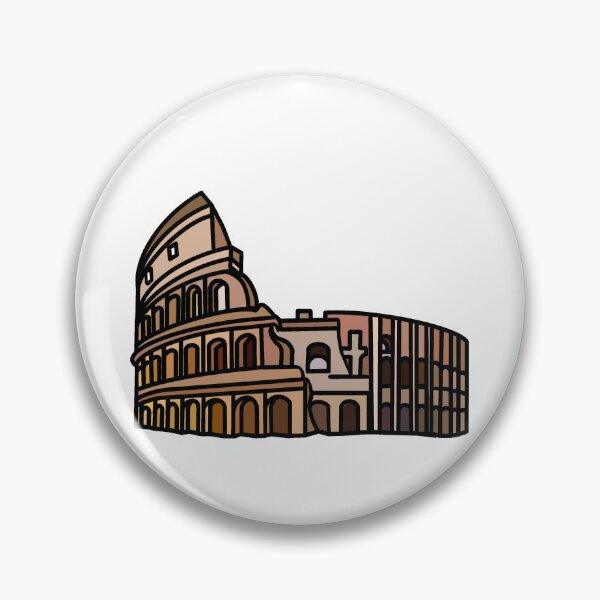 Item preview, Colosseum Sticker | Postcards from Rome designed and sold by PinkPeelUK.