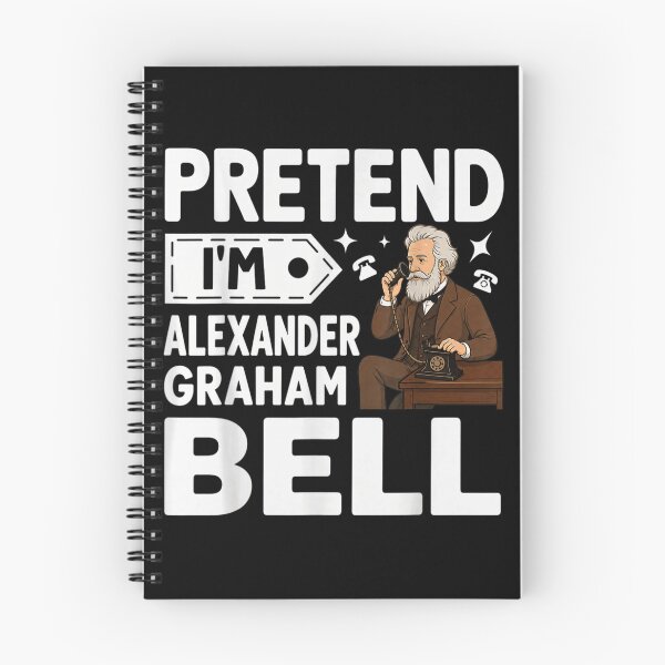 Item preview, Vintage Pretend I Am Alexander Graham Bell Inventor Telephone History Science Art designed and sold by StanaLuis.