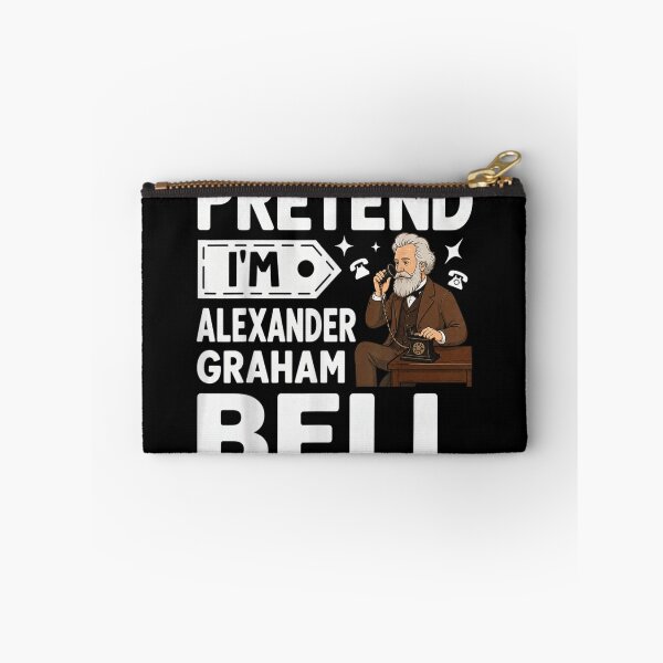 Item preview, Vintage Pretend I Am Alexander Graham Bell Inventor Telephone History Science Art designed and sold by StanaLuis.