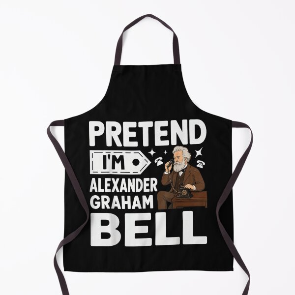 Item preview, Vintage Pretend I Am Alexander Graham Bell Inventor Telephone History Science Art designed and sold by StanaLuis.