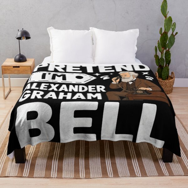 Item preview, Vintage Pretend I Am Alexander Graham Bell Inventor Telephone History Science Art designed and sold by StanaLuis.