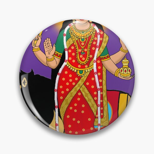 Item preview, Goddess Vimla Artwork – Sacred Hindu Divine Mother Illustration designed and sold by Harshit_Digital_Arts.
