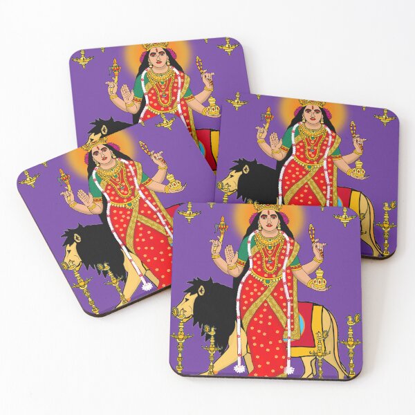 Item preview, Goddess Vimla Artwork – Sacred Hindu Divine Mother Illustration designed and sold by Harshit_Digital_Arts.