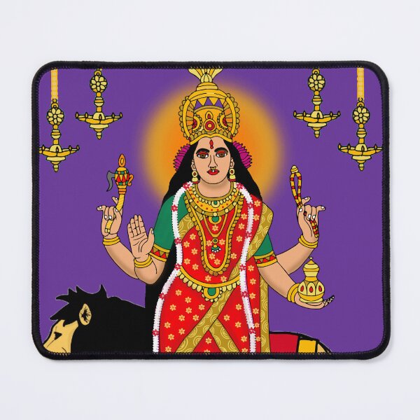 Item preview, Goddess Vimla Artwork – Sacred Hindu Divine Mother Illustration designed and sold by Harshit_Digital_Arts.