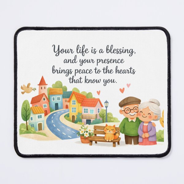 Item preview, Your Life Is a Blessing Grandparents Inspirational Family Quote designed and sold by LoveNurseries.
