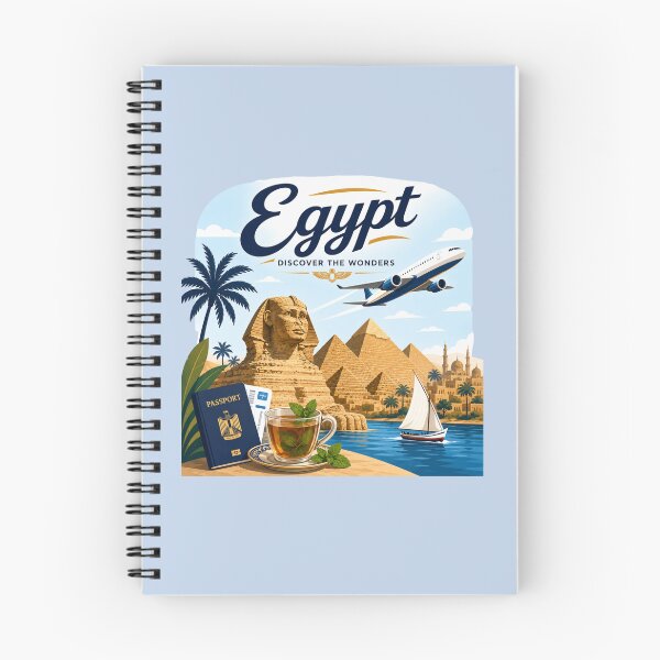 Item preview, Egypt Discover the Wonders - Air Travel designed and sold by Myra365Art.