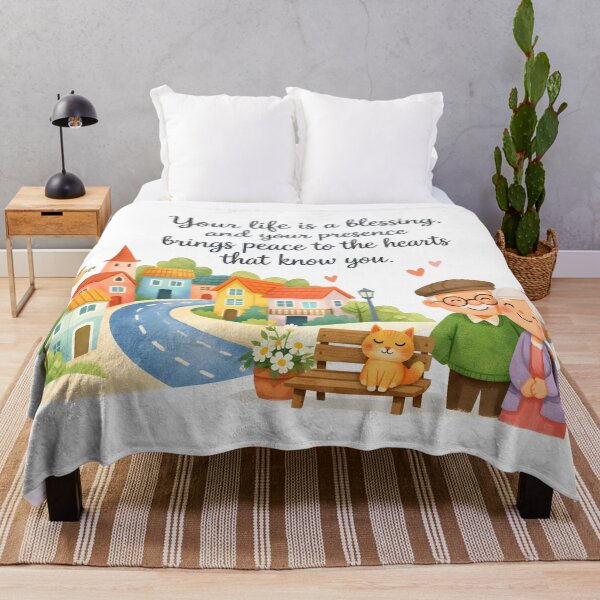 Item preview, Your Life Is a Blessing Grandparents Inspirational Family Quote designed and sold by LoveNurseries.
