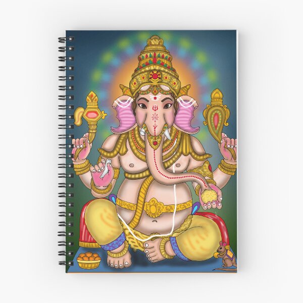 Item preview, Ganesha Divine Artwork – Hindu Elephant God Spiritual Illustration designed and sold by Harshit_Digital_Arts.