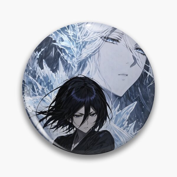 Item preview, Rukia Kuchiki Ice Bankai Anime Aesthetic – Dark Fantasy Samurai Art | Bleach Fan Art designed and sold by Dyan4.