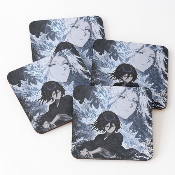 Item preview, Rukia Kuchiki Ice Bankai Anime Aesthetic – Dark Fantasy Samurai Art | Bleach Fan Art designed and sold by Dyan4.