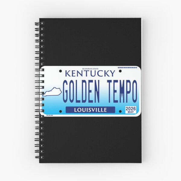Artikelvorschau, Kentucky Golden Tempo Louisville Bluegrass State Pride Vintage Style License Plate entworfen und verkauft von StanaLuis.