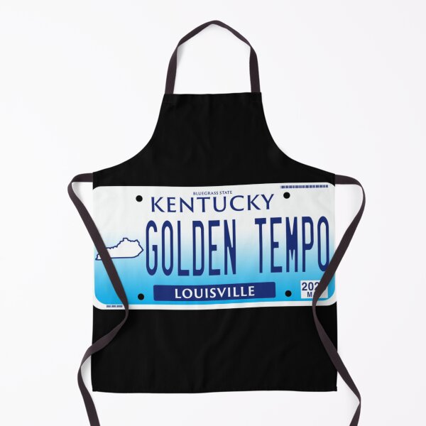 Item preview, Kentucky Golden Tempo Louisville Bluegrass State Pride Vintage Style License Plate designed and sold by StanaLuis.