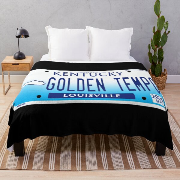 Item preview, Kentucky Golden Tempo Louisville Bluegrass State Pride Vintage Style License Plate designed and sold by StanaLuis.