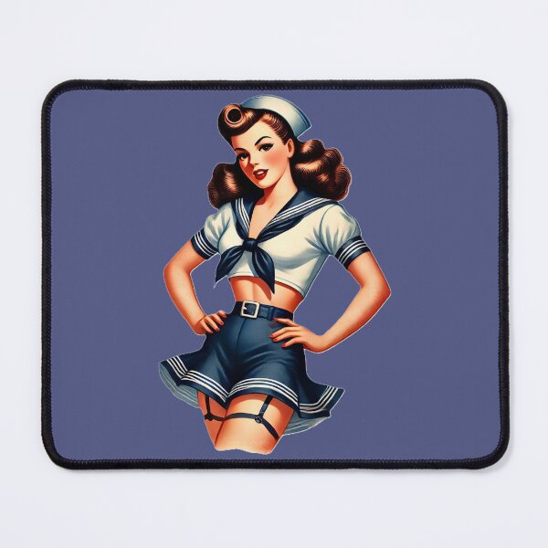 Item preview, Vintage Sexy Sailor Pin-up designed and sold by PinUpPizzazz.