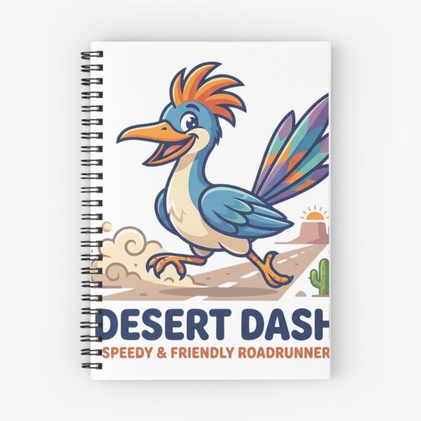 Item preview, Speedy Desert Dash Roadrunner - Cute Cartoon Wildlife Art designed and sold by Wear Sculpt.