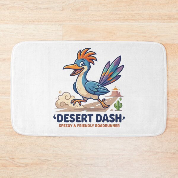Item preview, Speedy Desert Dash Roadrunner - Cute Cartoon Wildlife Art designed and sold by Wear Sculpt.